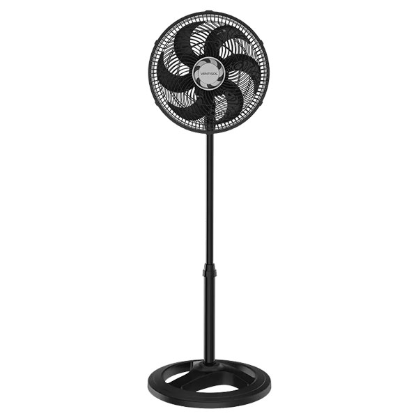 Ventilador de Coluna Ventisol 30cm Turbo 6 Pás Oscilante Preto 127V
